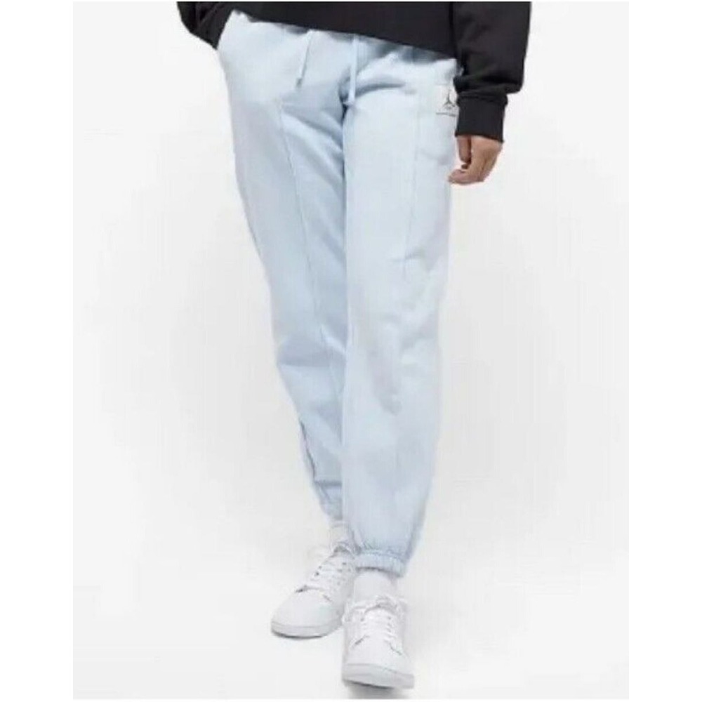 Jordan Flight Sweatpants Womens 3X Blue Cotton Zip Pockets DD7003-438 NEW